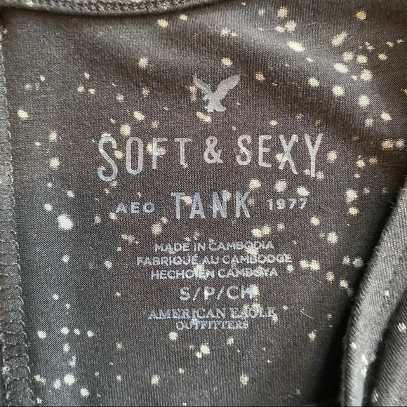 American Eagle Bleach Splatter Cage Tank - Picture 4 of 4